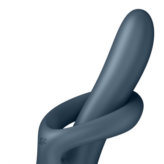 VIBRADOR HEAT FLEX 4 GRIS SATISFYER