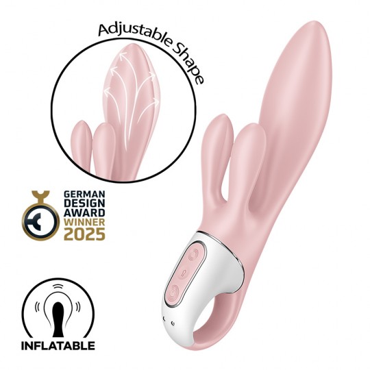 VIBRATORE AIR PUMP BUNNY 3 ROSA SATISFYER