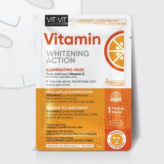 VIT VIT COSMETICS VITAMIN C FACIAL TISSUE MASK 20GR