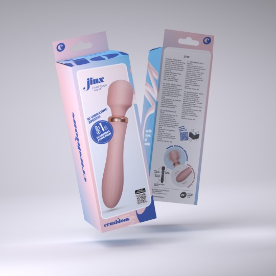 CRUSHIOUS DUAL MASSAGE WAND JINX ROSE WIN