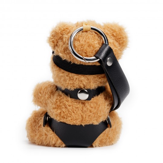ANNEAU PORTE-CLEFS EN FORME D'OURS CRUSHITO AVEC CLOCHE CRUSHIOUS