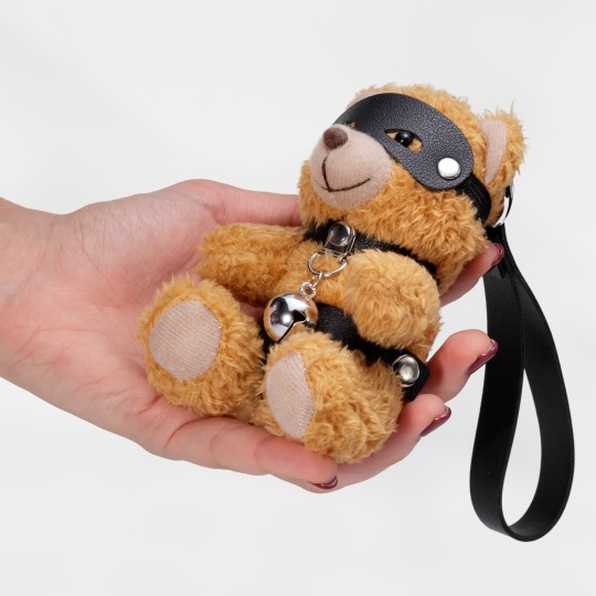 ANNEAU PORTE-CLEFS EN FORME D'OURS CRUSHITO AVEC CLOCHE CRUSHIOUS