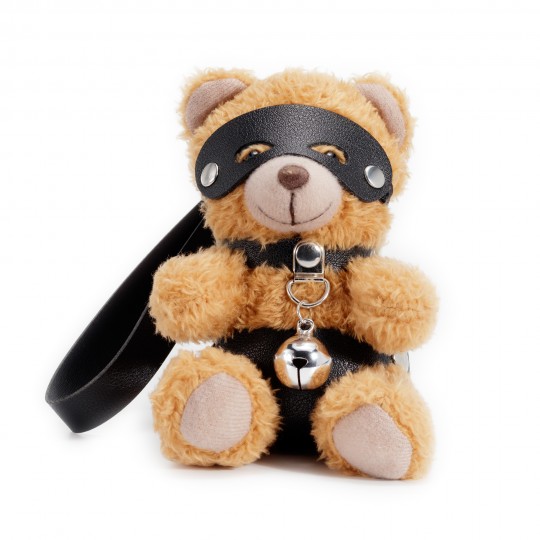 ANNEAU PORTE-CLEFS EN FORME D'OURS CRUSHITO AVEC CLOCHE CRUSHIOUS