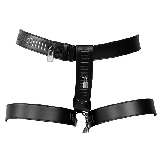 CEINTURE DE CHASTETÉ AVEC RESTRICTIONS POUR LES JAMBES XTREME OUCH!