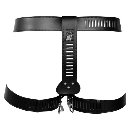CEINTURE DE CHASTETÉ AVEC RESTRICTIONS POUR LES JAMBES XTREME OUCH!