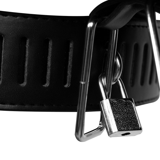 CEINTURE DE CHASTETÉ AVEC RESTRICTIONS POUR LES JAMBES XTREME OUCH!