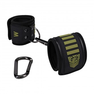 TACTICAL WRIST CUFFS - BLACK/GREEN
