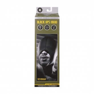 BLACK OPS HOOD - REGULAR - BLACK