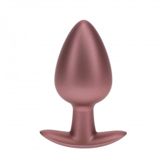 PLUG ANAL SMOOTH SILICONE LARGE 3,5 /8,9 CM ROSE GOLD OUCH!