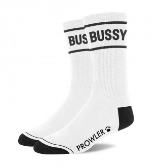 BUSSY SOCKS - WHITE/BLACK