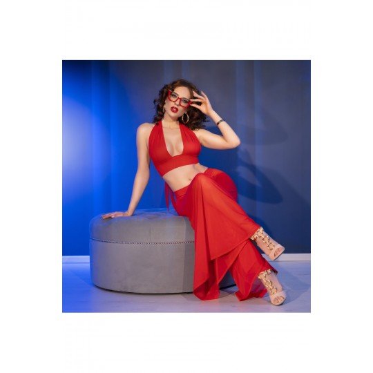 CONJUNTO DE 3 PEÇAS CR-4857 VERMELHO CHILIROSE
