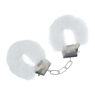 CLASSIC FLUFFY HANDCUFFS - WHITE