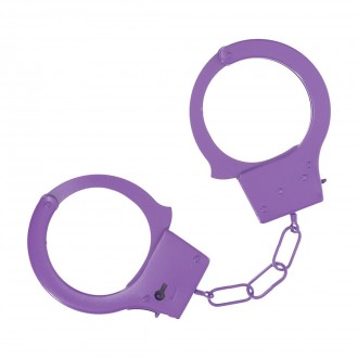 CLASSIC METAL HANDCUFFS - PURPLE