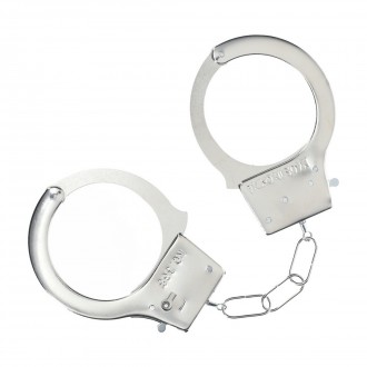 CLASSIC METAL HANDCUFFS - SILVER
