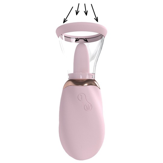 BOOST - RECHARGEABLE VULVA AND BREAST PUMP - PINK