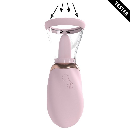 BOOST - RECHARGEABLE VULVA AND BREAST PUMP - PINK - TESTER