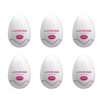 KRAKEN - 6 PACK - SOFT STRETCHY EGG MASTURBATOR - WHITE