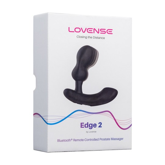 EDGE 2 - ADJUSTABLE DUAL-MOTOR APP-CONTROLLED PROSTATE MASSAGER - BLACK