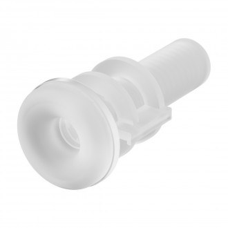 NEUTRAL-SHAPED SLEEVE FOR SOLACE MALE MASTURBATOR - TRANSPARENT