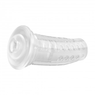 NEUTRAL-SHAPED SLEEVE FOR MAX 2 MALE MASTURBATOR - TRANSPARENT