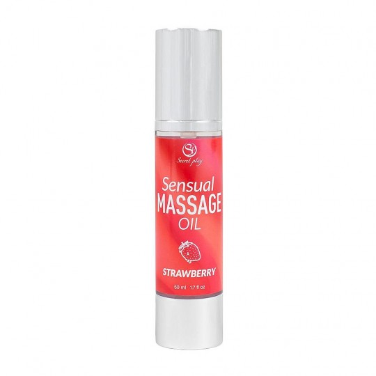 SECRET PLAY STRAWBERRY FLAVOUR MASSAGE OIL 50 ML