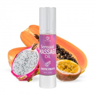 OLIO DA MASSAGGIO AI FRUTTI ESOTICI 50 ML SECRET PLAY