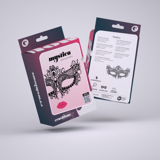 MYSTICA CRUSHIOUS MASCHERA DI PIZZO NERO