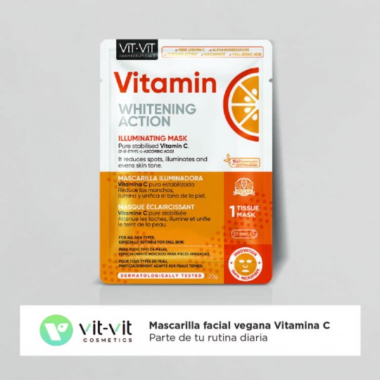 VIT VIT COSMETICS VITAMIN C FACIAL TISSUE MASK 20GR