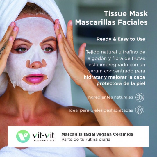 MASCHERA PER IL VISO CERAMIDE RESTORATIVE VIT VIT COSMETICS 20GR