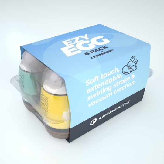 CRUSHIOUS EZY EGG 6 PACK MASTURBATING EGGS