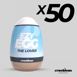PACK DE 50 OVO MASTURBADOR EZY EGG THE LOVER CRUSHIOUS
