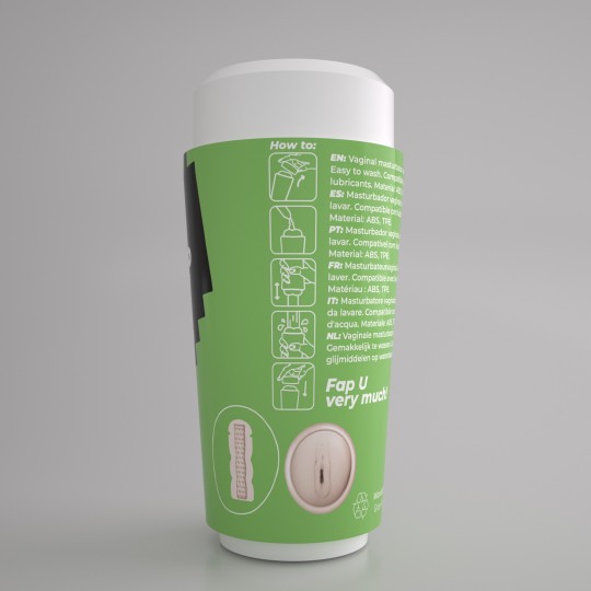 FAPPUCCINO MASTURBATORE VAGINALE PORTATILE CREAMY PUSS CRUSHIOUS