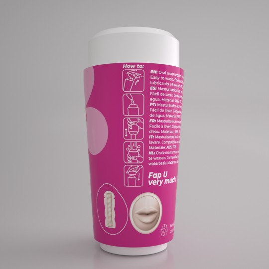 FAPPUCCINO MASTURBATORE ORALE PORTATILE SWEET KISS CRUSHIOUS