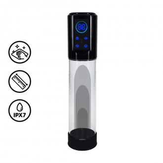 MEGALIFT - AUTOMATIC WATERPROOF PENIS PUMP - BLACK