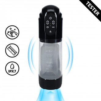 TECHNOTHRUST - AUTOMATIC WATERPROOF MASTURBATOR PUMP - BLACK - TESTER