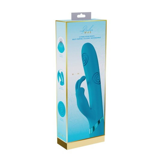 MIMI - G-SPOT VIBRATING AND TAPPING RABBIT - BLUE