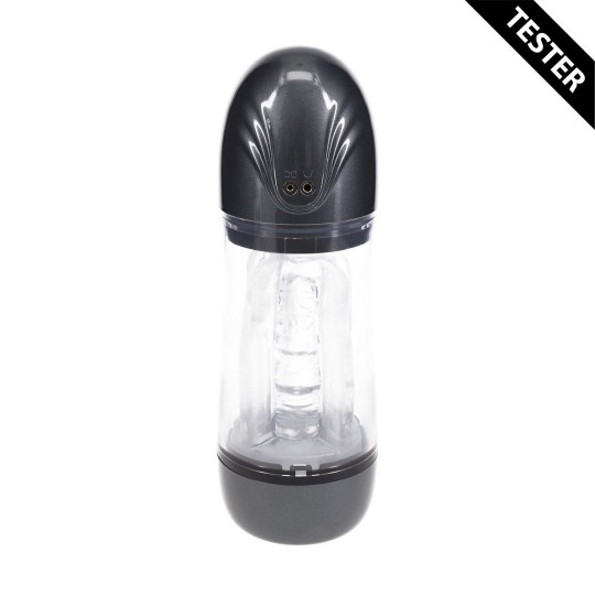 SONICPULL - SUCTION AND VIBRATION MASTURBATOR PUMP - MULTIMEDIA ENHANCED - GUN METAL - TESTER