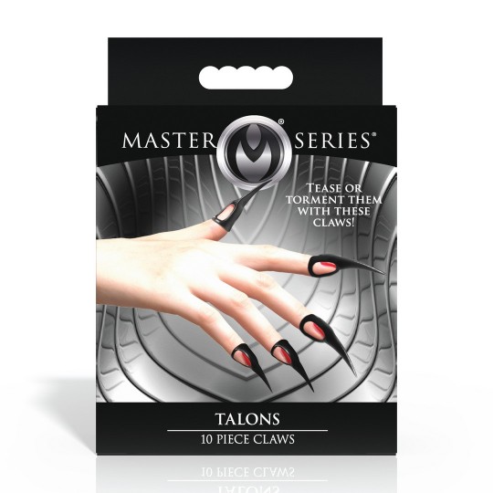 TALONS - 10 PIEZAS DE GARRAS - NEGRO