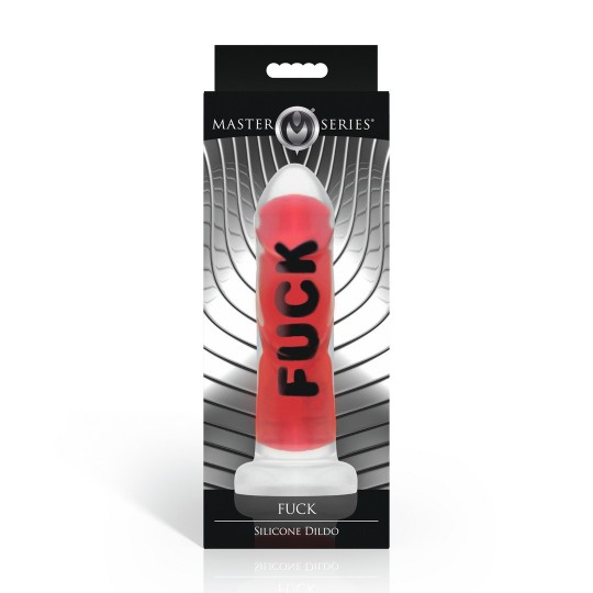 FUCK - DILDO DE SILICONA - ROJO