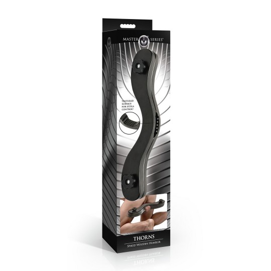 ШИПЫ - СКРОМНЫЕ ИЗ МАДЕРЫ С ПУАСАМИ - NEGRO