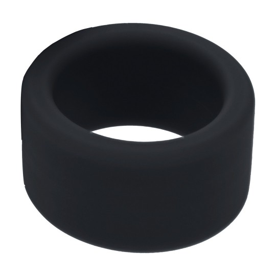 EXTENSOR DE TESTÍCULOS EM SILICONE LÍQUIDO M  34MM PRETO LEVELZ