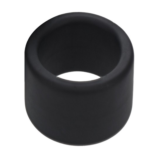 EXTENSOR DE TESTÍCULOS EM SILICONE LÍQUIDO L 34MM PRETO LEVELZ