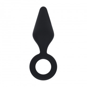 PLUG ANAL DE SILICONE M PRETO LEVELZ
