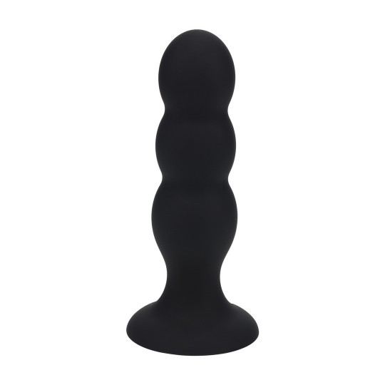 PLUG ANAL DE SILICONA LÍQUIDO TRI RATTLE L PRETO LEVELZ