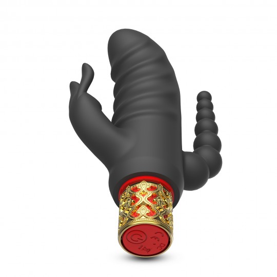 ROMANOV VIBRATEUR CLASSIQUE AVEC MANCHON EN SILICONE AMOVIBLE CRUSHIOUS