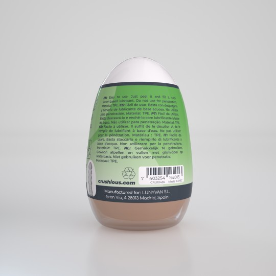 UOVO MASTURBATORE EZY EGG THE EXPERT CRUSHIOUS