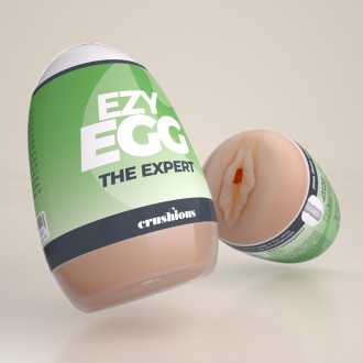 ŒUF MASTURBATEUR EZY EGG THE EXPERT CRUSHIOUS