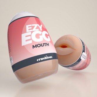 HUEVO MASTURBADOR EZY EGG ORAL CRUSHIOUS