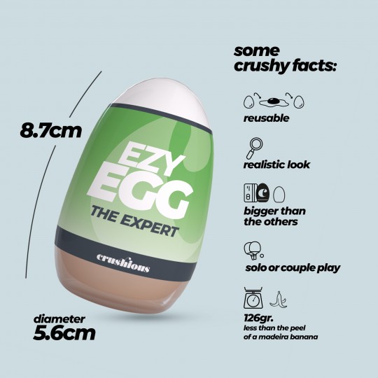 CRUSHIOUS EZY EGG THE EXPERT MASTURBATOR EGG