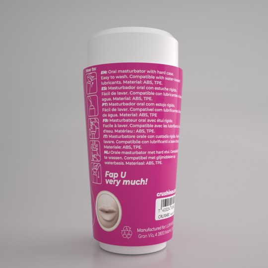 PACK DE 72 FAPPUCINO MASTURBATEUR ORAL PORTABLE SWEET KISS CRUSHIOUS